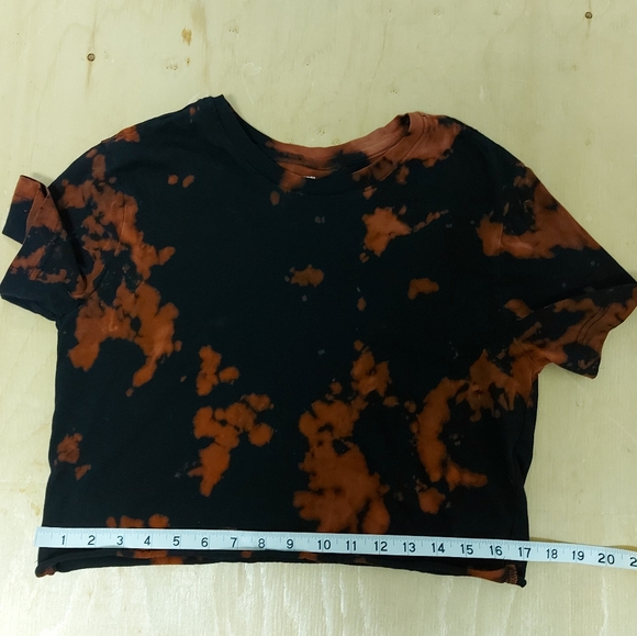 Free Add-on George Crop Top in Rust & Black, Size S - Picture 8 of 9